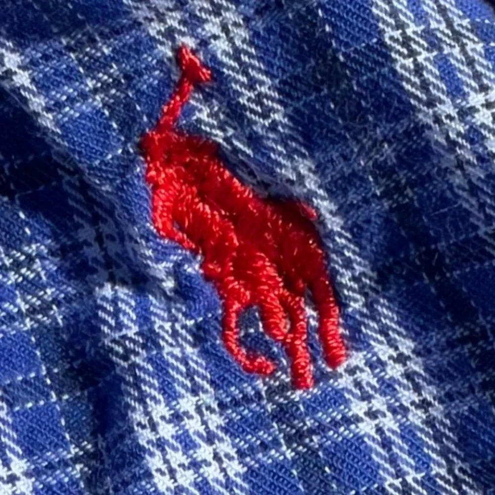 Polo Ralph Lauren Sleepwear Men's Plaid Cotton Pajama Pants Pony Large 30x24